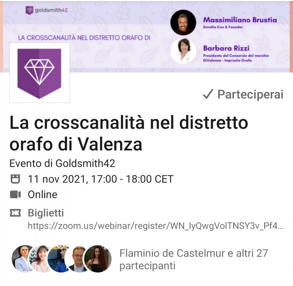 WEBINAR: LA CROSSCANALITÀ NEL DISTRETTO ORAFO DI VALENZA